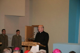 ks. inf. dr Adolf Setlak, ojciec duchowny alumnów żołnierzy w Bartoszycach 