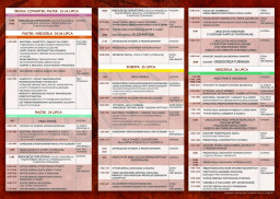 Program Jarmarku Jakubowego. 